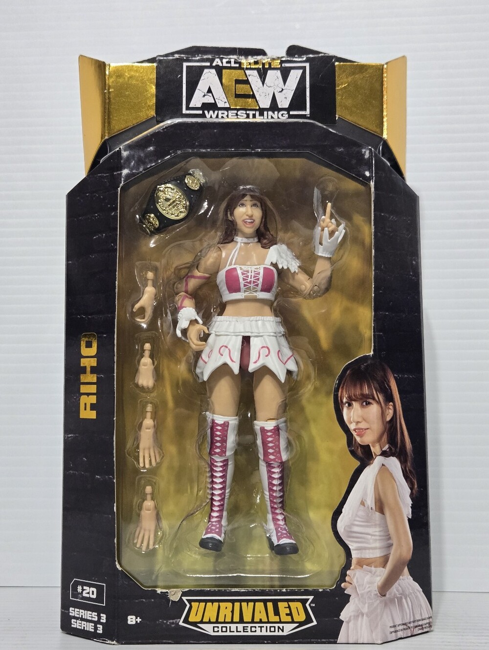 AEW Riho Unrivaled Collection Wrestler Action Figure New
